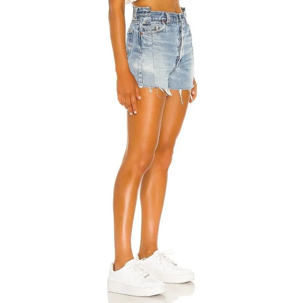 EB Denim OG Jean Denim Shorts in Light Wash 33 New Womens Jeans Revolve